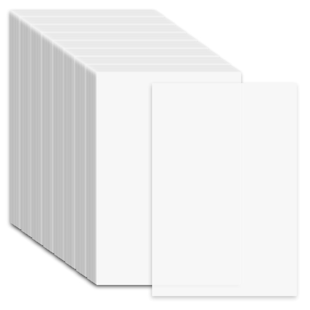 100 Pcs Diamond Painting Release Paper 5.9 x 3.9 Inch x inches, White