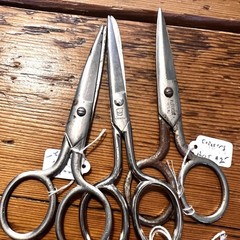 Large lot of vintage scissors, Fiskars, German 19pc