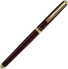 OHTO CR02 Gold Parts Model Ceramic Rollerball Pen, 1 Count (Pack of 1), Black