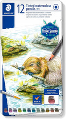 Staedtler Water-Soluble Tinted Graphite Pencils Watercolor Artist Set