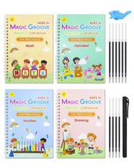 Magic Practice Copybook, Reusable Writing Practice Book, Handwriting Aid for …
