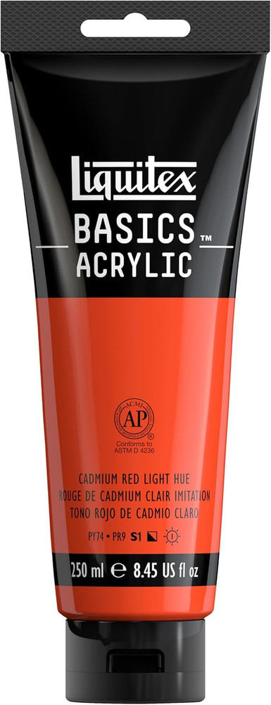 BASICS Acrylic Paint, 118Ml (4-Oz) Tube, Titanium White