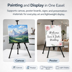 Art Painting Display Artist Easel Stand,Ns Jymb Portable Metal Adjustable Easels
