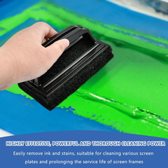 10 Pcs Screen Printing Scrub Pad,Screen Print Ink Scrub Cleaner Brush