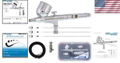 Professional G233 Dual Action Airbrush with 3 Nozzles for Precision Painting