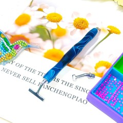 Diamond Art Pens Tool Diamond Painting Pen with 135° Ergonomic Screw Elbow Steel