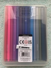 WHSmith – ART 30 Coloured Pens | Triangular Shaped for a more comfortable Grip