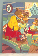 Goldilocks Paint-by-Number Vintage 50’s-60’s PBN Craftint 16″x12″ Excellent RARE