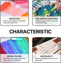 Art Brush Markers Pens for Adult Coloring Books, School Supplies for Teens, 2…
