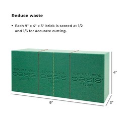Oasis Floral Foam Advantage – Foam Bricks – Craft Blocks – Foam for Dry Flowers