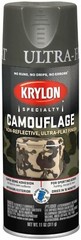 Reflective Olive Camouflage Paint, 11 oz. Ultra Flat for Interior/Exterior Use