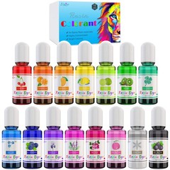 Epoxy Resin Pigment – 15 Color Liquid Epoxy Resin Dye Highly Concentrated Epoxy