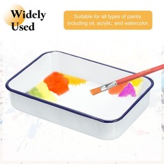 Butcher Tray 12″x8″x2″ Triple Enamel for Deep Rectangular Tray