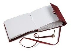 Wanderings Red Leather Watercolor Journal – 6 X 8 – Genuine Leather Art Journal