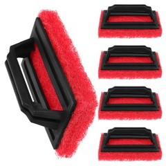 5Pcs Abrasive Scrub Pad With Grip Handle Silkscreen Printing Mesh