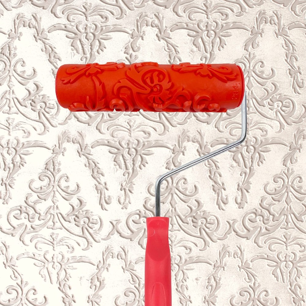 Hanroy 7” Patterned Paint Roller for Wall Decoration Classic Brick EG284T