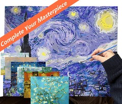 Paint by Number Kits, Da Vinci Oil Painting Art Works DIY 40x50cm,Mona Lisa