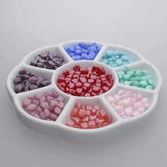 9 Well Porcelain Ceramic Watercolor Paint Palette – Mixing 9 Wells