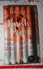 Ecoline Brush Pen Set of 5 Beige Pink Set Of 5