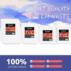 Professional Acrylic Painting Set 60 Pieces W/ Brushes Canvas Easel Gift Box New