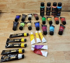 Liquitex Basics Arteza Acrylic Paint Colors Lot of 25+ Multiple Colors