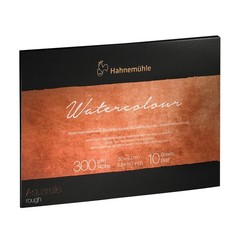 Hahnemuhle Collection Watercolor 300 Block Rough 11.8×15.7 Inches 300gsm