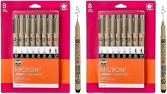 Pigma Micron Fineliner Pens – Archival Black Ink Pens – for Writing or Drawin…