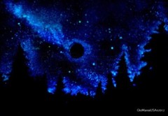 Glow in the Dark BLUE Pigment Powder 1oz, Daytime Invisible, Resin Coating, Art