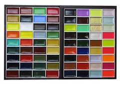 Kissho Gansai Japanese Watercolor Paint New 24 35 48 72 100 Colors Set Japan