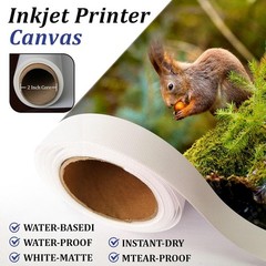 Polyester Matte Canvas Roll 290gsm for Inkjet Printer, Large Format Printing