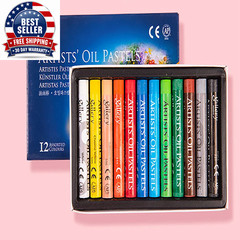 Artists’ Soft Oil Pastels, Professional Set of 12/25/48 Assorted Color, Water-So