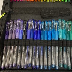 TANMIT Glitter Gel Pens, 80 Pack With Refills & Case for Adults Coloring