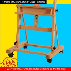 MEEDEN Easel Stand for Painting and Display, Adjustable H Frame Floor Art Eas…