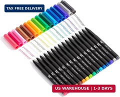Mr. Pen- Felt Tip Pens, 16 Pack, 0.7mm, Assorted Colors, Fast Dry | Fine Felt Ti