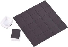 Watercolor Half Pans with Magnetic Stripe 48Pcs White Plastic Empty Artist