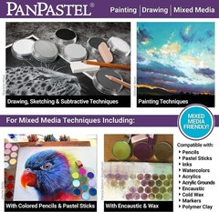 Pan Pastel Ultra Soft Artist Pastels, 10 Color Painting Set w/Sofft Tool Set,…