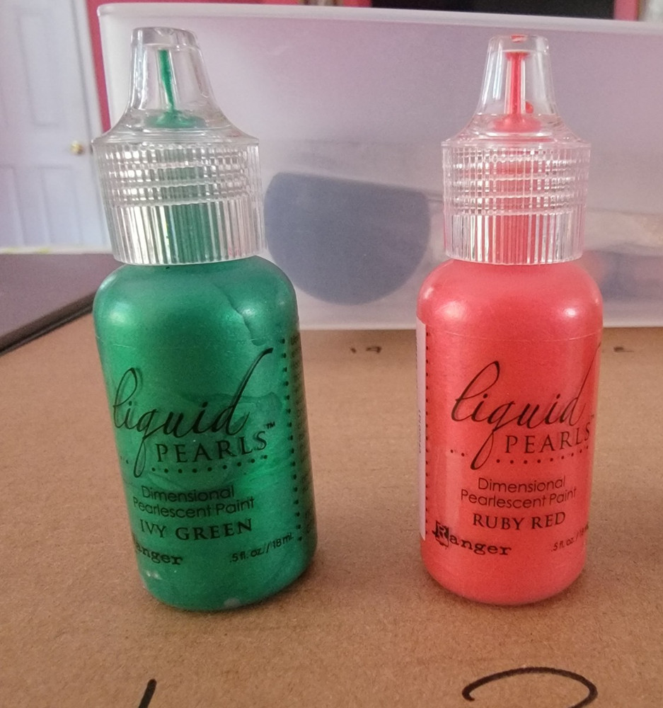 2 Ranger, Liquid Pearlescent, Dimensional Paint, ivy green and ruby red