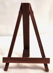 Miniature Display Wood Tripod Table Easel Art Crafting Foldable