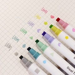 Double Head Stamp Marker Set for Kid Student Adult Doodling Drawing Card Making