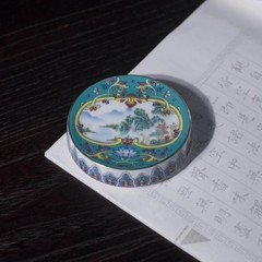 3.1” Ceramic Paperweight Creative Calligraphy Studio Chinese Painting Paper