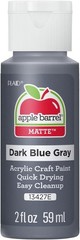Apple Barrel Dark Blue Gray Acrylic Paint 2 Fl Oz Matte Finish Diy Arts Crafts