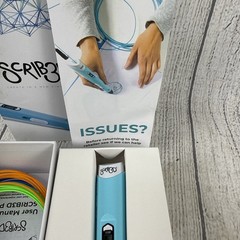 Scrib3D P1 3D Printing Pen – Color Filaments & Charger – Mint Condition Open Box