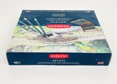 Derwent 48 Blendable Color Pencils w/ Wooden Gift Box Professional Quality New