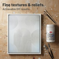 Fine Texture Paste – 42.33 oz White – Acrylic Modeling Paste for Mixed Media,…
