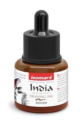 Waterproof Drawing Ink 35ml Dropper Brown for Calligraphy