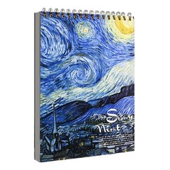 A4 Sketch Book, 8.27 x 11.4 inch Art Sketchbook for Drawing Pads, starry sky