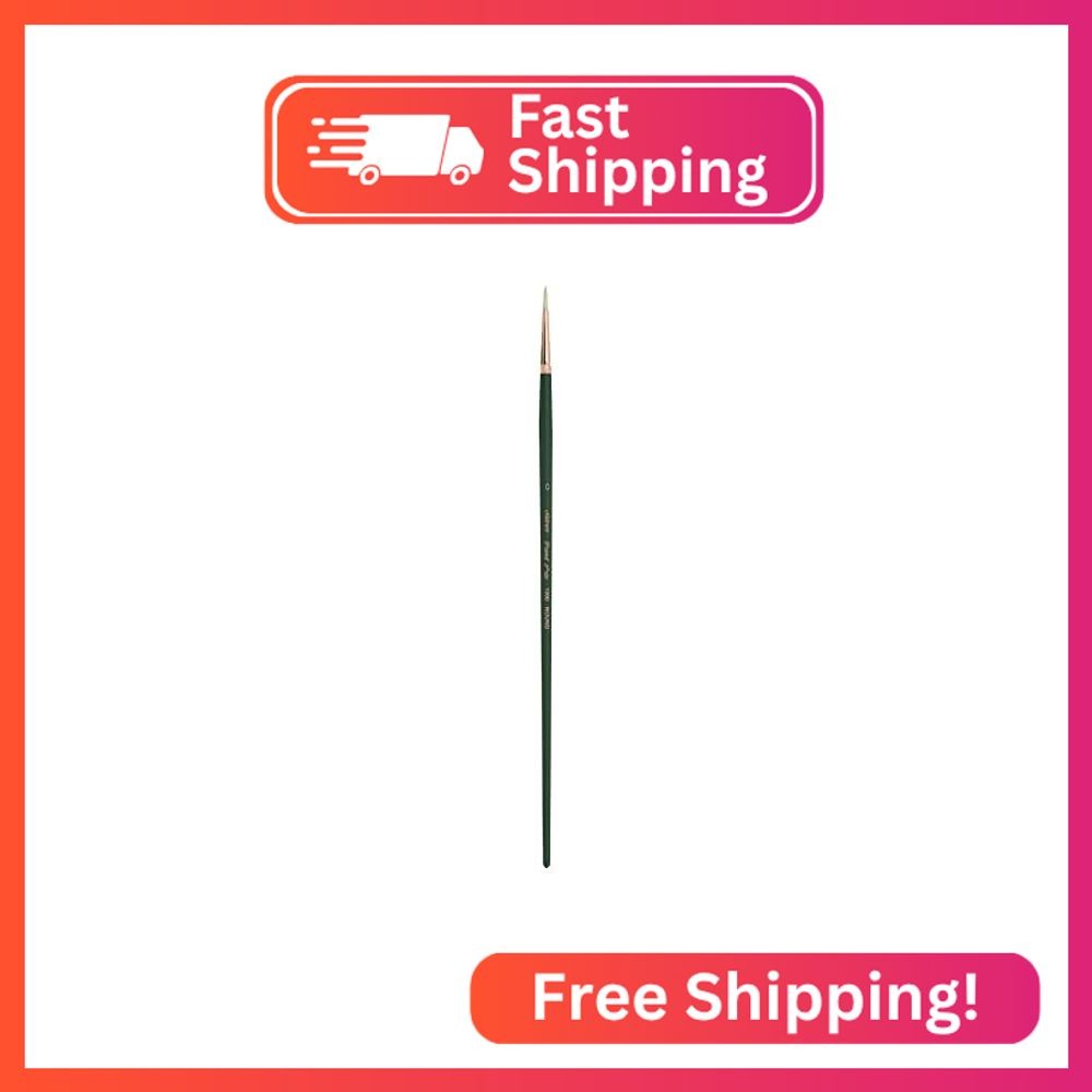 Silver Brush Limited, Grand Prix Premier, Round Paint Brush – Long Handle, Size