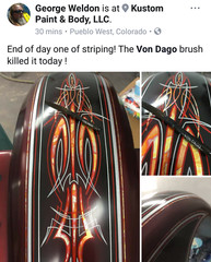#0000 PREMIUM Pro Series Pinstriping Sword Brush by Von Dago – Now Publicly Sold
