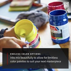 Opaque Fabric Screen Printing Ink Colour: Gold, Size: 8 oz 8 fl oz, Gold