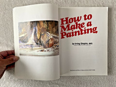 How to Make a Painting In Watercolor Instruction Book by Irving Shapiro